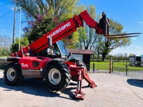 MANITOU MT1235 4WD TELEHANDLER * 12 METER * C/W PALLET TINES *VIDEO* full