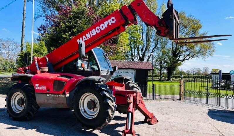 MANITOU MT1235 4WD TELEHANDLER * 12 METER * C/W PALLET TINES *VIDEO* full