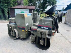 BENFORD TV120 DOUBLE DRUM ROLLER C/W HYDRAULIC POWER PACK & BREAKER full