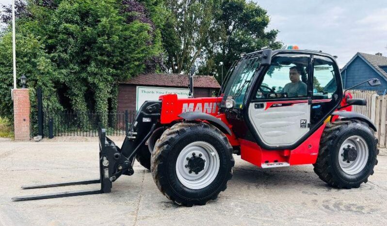 MANITOU MT733 4WD TELEHANDLER *YEAR 2022, ONLY 2254 HOURS* C/W TINES *VIDEO* full