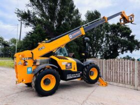 JCB 533-105 4WD TELEHANDLER *YEAR 2018, 10.5 METER REACH* C/W PALLET TINES *VIDEO* full