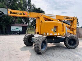 HAULOTTE HA20TPX AIREL PLATFORM *20M REACH, YEAR 2012* C/W 4 WHEEL STEER *VIDEO* full