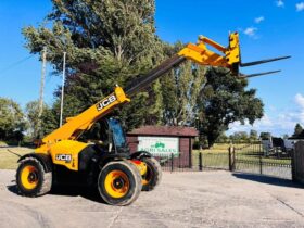 JCB 536-60 AGRI SUPER 4WD TELEHANDLER *YEAR 2018, AG-SPEC* C/W PALLET TINES *VIDEO* full