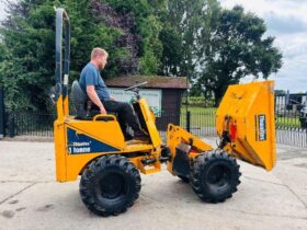 THWAITES 1TONN HIGH TIP DUMPER *YEAR 2019* C/W ROLE BAR *VIDEO* full