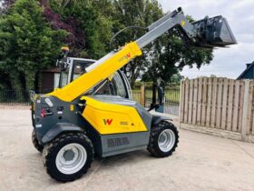 WACKER NEUSON TH412 4WD TELEHANDLER *ONLY 18 HOURS* C/W TINES & BUCKET *VIDEO* full