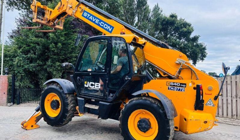 JCB 540-140 4WD TELEHANDLER *YEAR 2018, 14 METER REACH* C/W TINES *VIDEO* full