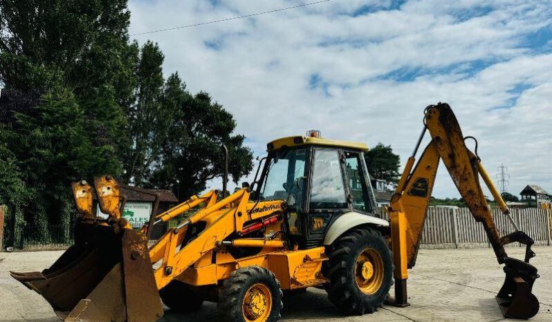 JCB 3CX SITEMASTER PLUS 4WD BACKHOE DIGGER C/W EXTENDING DIG *VIDEO* full