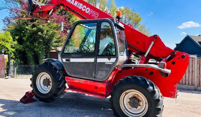 MANITOU MT1235 4WD TELEHANDLER * 12 METER * C/W PALLET TINES *VIDEO* full