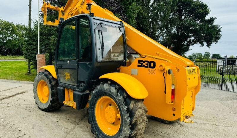 JCB 530-70 FARM SPECIAL TURBO 4WD TELEHANDLER *INTERMITTEN DRIVE FAULT* full