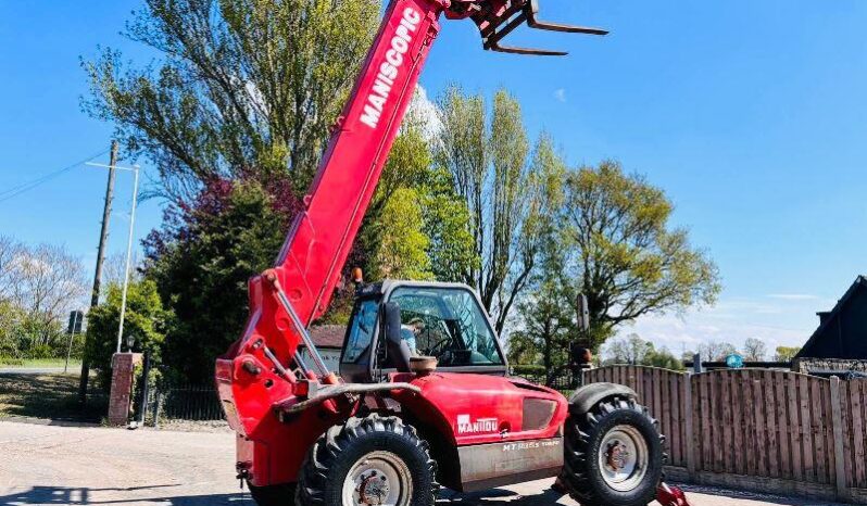 MANITOU MT1235 4WD TELEHANDLER * 12 METER * C/W PALLET TINES *VIDEO* full