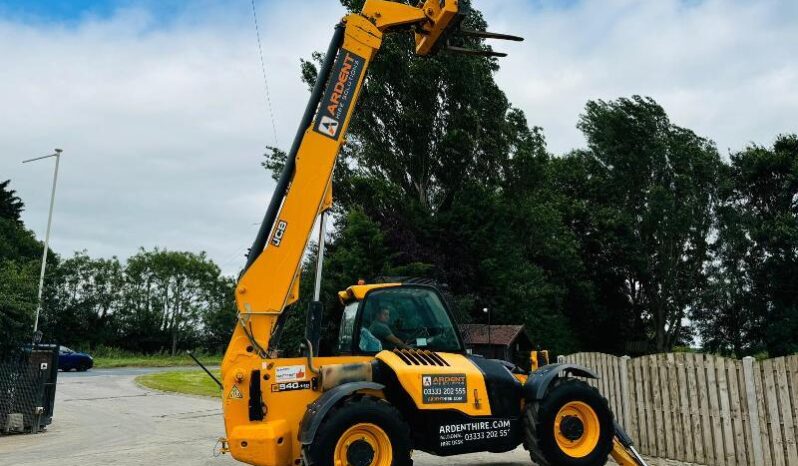 JCB 540-140 4WD TELEHANDLER *YEAR 2018, 14 METER REACH* C/W TINES *VIDEO* full