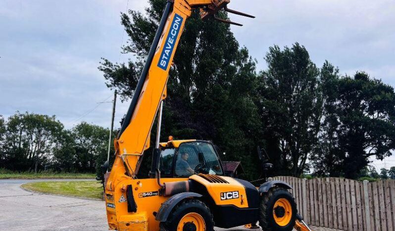 JCB 540-140 4WD TELEHANDLER *YEAR 2018, 14 METER REACH* C/W TINES *VIDEO* full