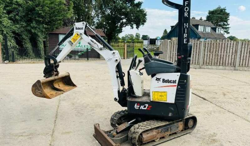 BOBCAT E10Z TRACKED EXCAVATOR *YEAR 2019, 2926 HOURS* C/W EXPANDING TRACKS *VIDEO* full