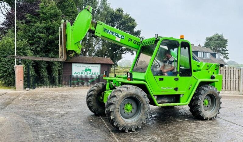 MERLO P60.10 4WD TELEHANDLER *10 METER REACH* C/W PALLET TINES *VIDEO* full