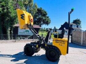 MECALAC TA1 1 TON HIGH TIP DUMPER YEAR 2018 C/W ROLE BAR *VIDEO* full