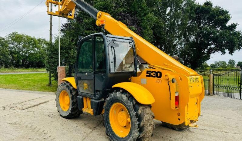 JCB 530-70 FARM SPECIAL TURBO 4WD TELEHANDLER *INTERMITTEN DRIVE FAULT* full