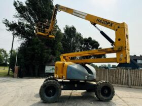 HAULOTTE HA20TPX AIREL PLATFORM *20M REACH, YEAR 2012* C/W 4 WHEEL STEER *VIDEO* full