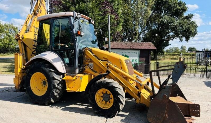 NEW HOLLAND NH95 4WD BACKHOE DIGGER C/W EXTENDING DIG *VIDEO* full