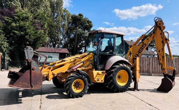 NEW HOLLAND NH95 4WD BACKHOE DIGGER C/W EXTENDING DIG *VIDEO*