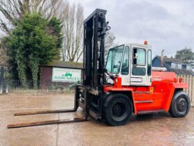 KALMAR DC12-600XL 12 TON FORKLIFT C/W TINE POSITIONER & SIDE SHIFT *VIDEO* full