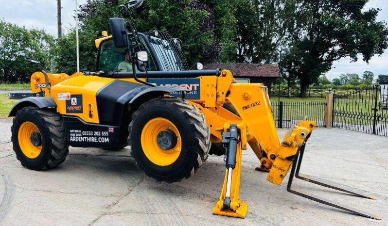 JCB 533-105 4WD TELEHANDLER *YEAR 2018, 10.5 METER REACH* C/W PALLET TINES *VIDEO* full