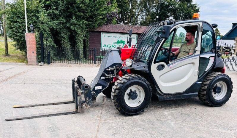 MANITOU MT420 4WD TELEHANDLER *YEAR 2018, 1899 HOURS* C/W PALLET TINES *VIDEO* full