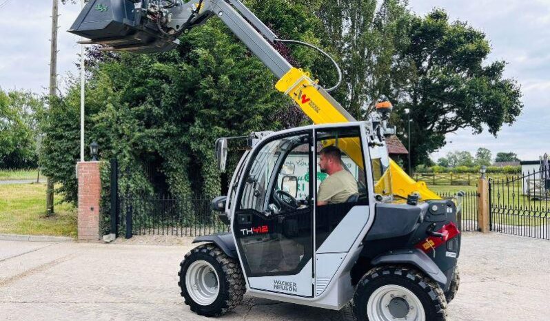 WACKER NEUSON TH412 4WD TELEHANDLER *ONLY 18 HOURS* C/W TINES & BUCKET *VIDEO* full