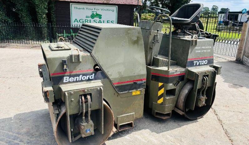 BENFORD TV120 DOUBLE DRUM ROLLER C/W HYDRAULIC POWER PACK & BREAKER full