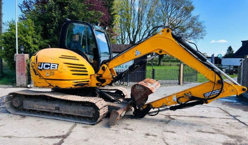 JCB 8080 TRACKED EXCAVATOR *ZERO SWING, YEAR 2014* C/W QUICK HITCH *VIDEO* full