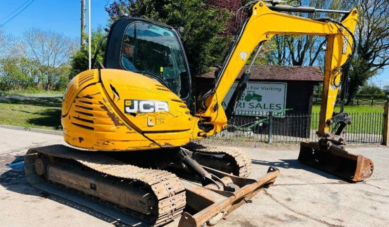 JCB 8080 TRACKED EXCAVATOR *ZERO SWING, YEAR 2014* C/W QUICK HITCH *VIDEO* full