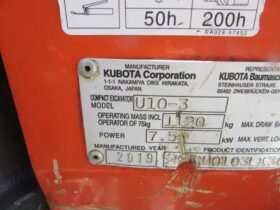 Kubota U10 full