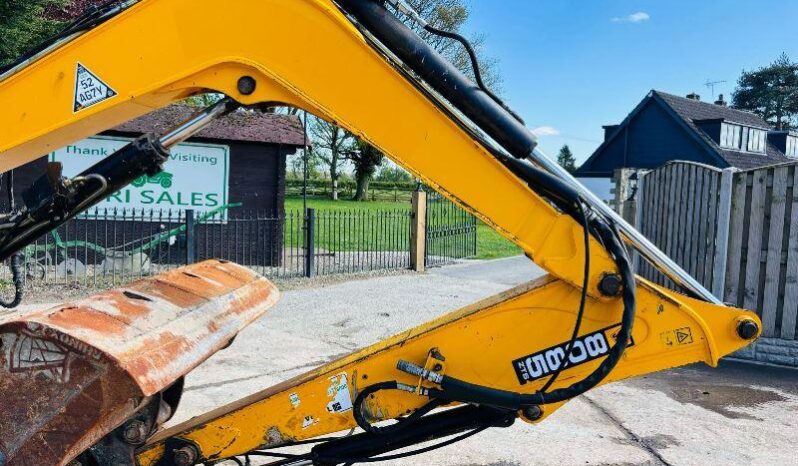 JCB 8080 TRACKED EXCAVATOR *ZERO SWING, YEAR 2014* C/W QUICK HITCH *VIDEO* full