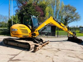 JCB 8080 TRACKED EXCAVATOR *ZERO SWING, YEAR 2014* C/W QUICK HITCH *VIDEO* full