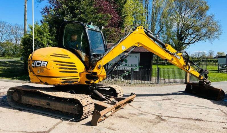 JCB 8080 TRACKED EXCAVATOR *ZERO SWING, YEAR 2014* C/W QUICK HITCH *VIDEO* full