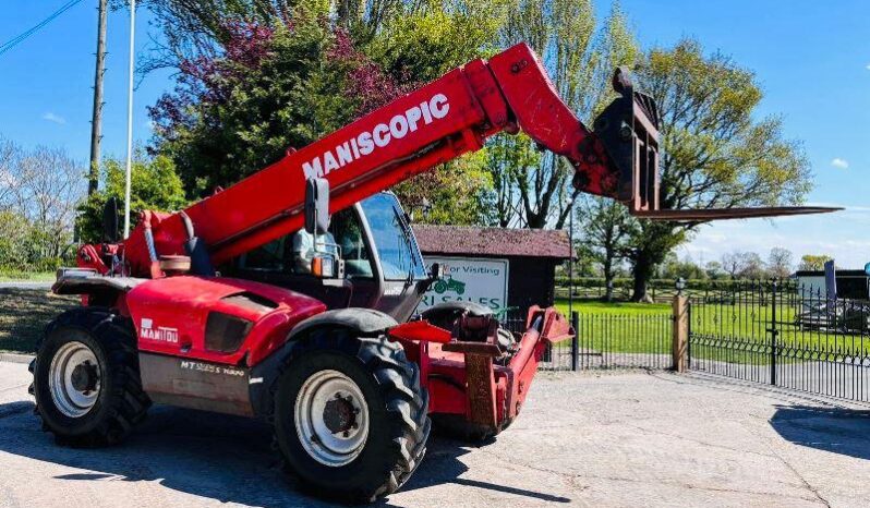 MANITOU MT1235 4WD TELEHANDLER * 12 METER * C/W PALLET TINES *VIDEO* full