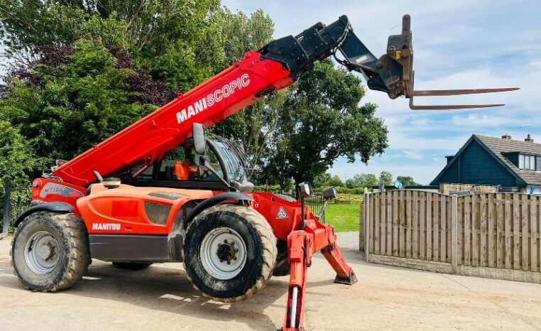 MANITOU MT1840 4WD TELEHANDLER *18 METER REACH* C/W PALLET TINES