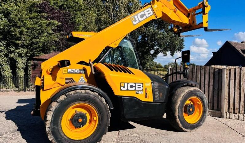 JCB 536-60 AGRI SUPER 4WD TELEHANDLER *YEAR 2018, AG-SPEC* C/W PALLET TINES *VIDEO* full