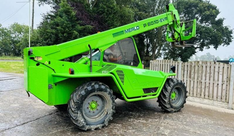 MERLO P60.10 4WD TELEHANDLER *10 METER REACH* C/W PALLET TINES *VIDEO* full