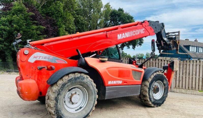 MANITOU MT1840 4WD TELEHANDLER *18 METER REACH* C/W PALLET TINES full