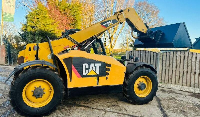 CATERPILLAR TH336 4WD TELEHANDLER * YEAR 2009 * C/W BRAND NEW BUCKET *VIDEO* full