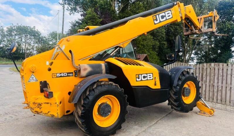 JCB 540-140 4WD TELEHANDLER *YEAR 2018, 14 METER REACH* C/W TINES *VIDEO* full