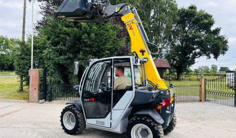 WACKER NEUSON TH412 4WD TELEHANDLER *ONLY 18 HOURS* C/W TINES & BUCKET *VIDEO* full