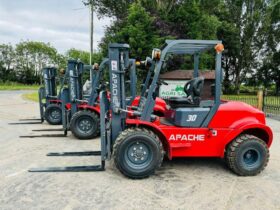 UNUSED APACHE FR30 ROUGH TERRIAN 4WD FORKLIFT *YEAR 2024, CHOICE OF THREE* VIDEO* full