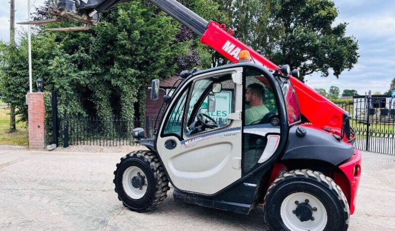 MANITOU MT420 4WD TELEHANDLER *YEAR 2018, 1899 HOURS* C/W PALLET TINES *VIDEO* full