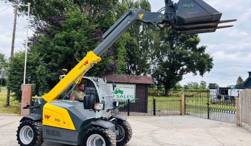 WACKER NEUSON TH412 4WD TELEHANDLER *ONLY 18 HOURS* C/W TINES & BUCKET *VIDEO* full