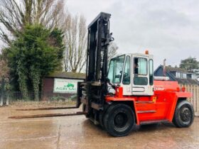 KALMAR DC12-600XL 12 TON FORKLIFT C/W TINE POSITIONER & SIDE SHIFT *VIDEO*