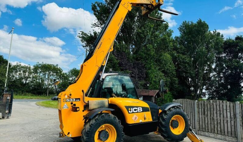 JCB 533-105 4WD TELEHANDLER *10.5 METER REACH* C/W PALLET TINES *VIDEO* full