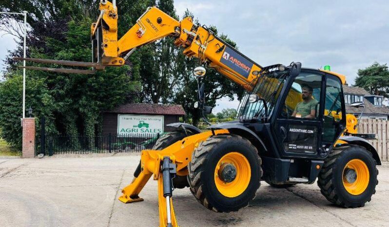 JCB 533-105 4WD TELEHANDLER *YEAR 2018, 10.5 METER REACH* C/W PALLET TINES *VIDEO* full