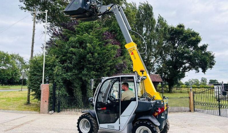 WACKER NEUSON TH412 4WD TELEHANDLER *ONLY 18 HOURS* C/W TINES & BUCKET *VIDEO* full