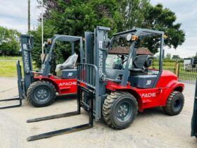 UNUSED APACHE FR30 ROUGH TERRIAN 4WD FORKLIFT *YEAR 2024, CHOICE OF THREE* VIDEO* full